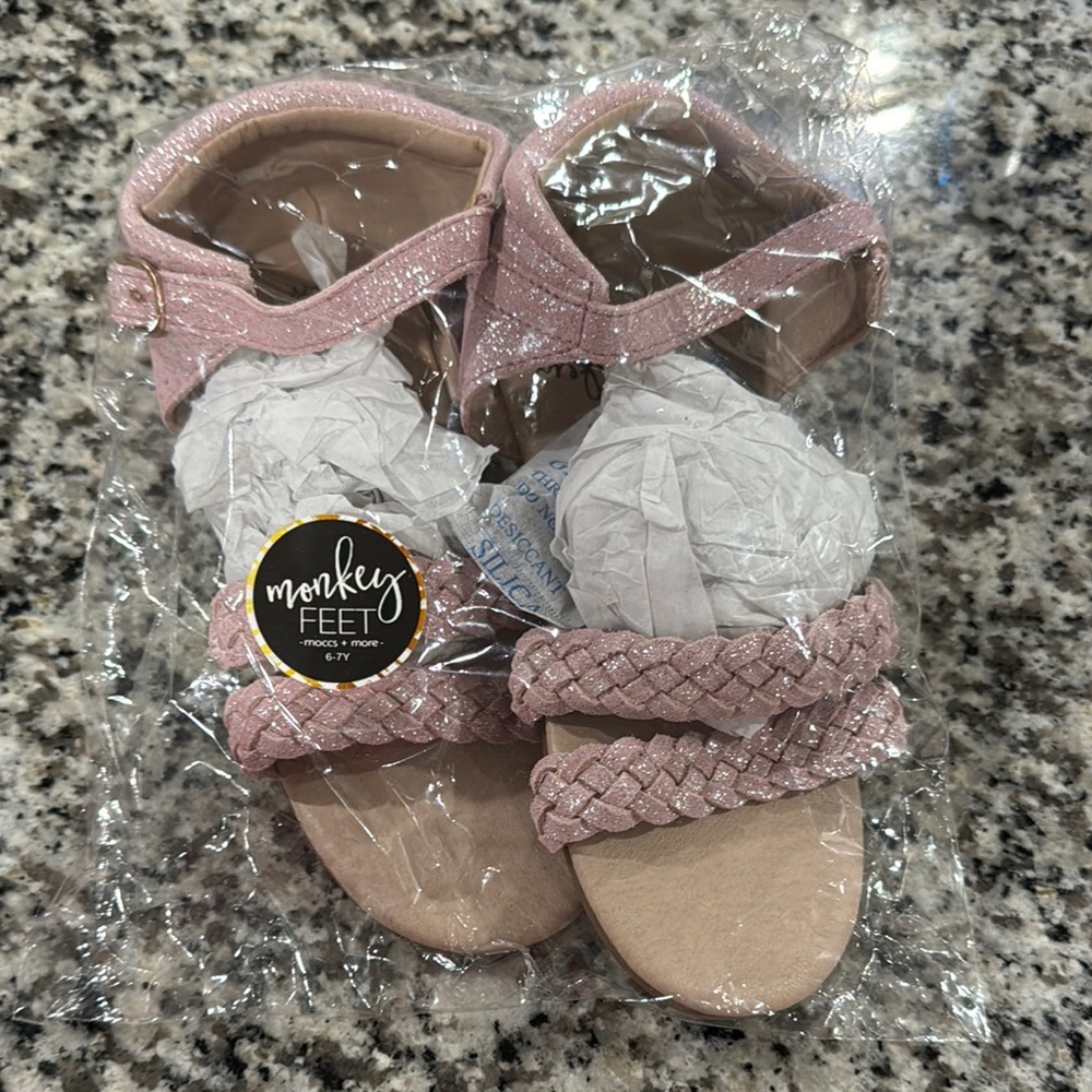 Monkey Feet Pink Kids Sandals